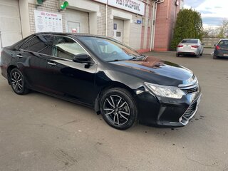 2016 Toyota Camry VII (XV50) Рестайлинг, чёрный, 1750000 рублей, вид 1