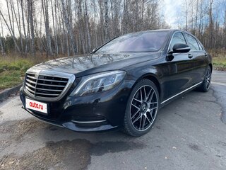 2016 Mercedes-Benz S-Класс 400 Long VI (W222, C217), чёрный, 4250000 рублей, вид 2