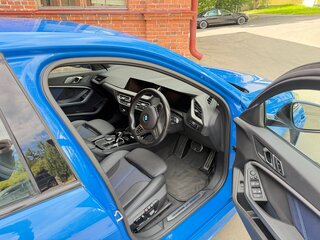 2019 BMW 1 серии 118i III (F40), синий, 2200000 рублей, вид 4