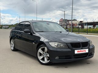 2007 BMW 3 серии 320i V (E90/E91/E92/E93), чёрный, 875000 рублей, вид 3