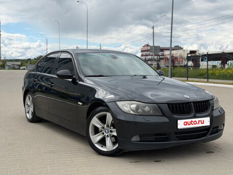 2007 BMW 3 серии 320i V (E90/E91/E92/E93), чёрный, 709000 рублей, вид 3