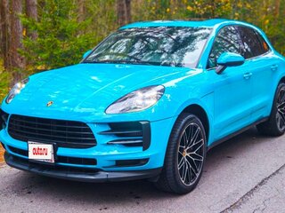 2019 Porsche Macan S I Рестайлинг, синий, 4650000 рублей, вид 2