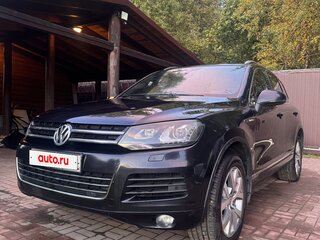 2014 Volkswagen Touareg II, чёрный, 2500000 рублей, вид 1