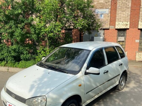 2009 Lada (ВАЗ) Kalina I, белый, 140000 рублей
