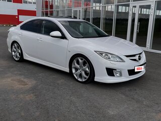 2008 Mazda 6 II (GH), белый, 1100000 рублей, вид 3