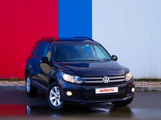 2012 Volkswagen Tiguan I Рестайлинг, чёрный, 980000 рублей, вид 1
