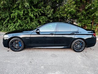 2014 BMW 5 серии 520d VI (F10/F11/F07) Рестайлинг, чёрный, 1750000 рублей, вид 4