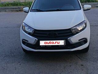 2019 Lada (ВАЗ) Granta I Рестайлинг, белый, 445000 рублей, вид 2