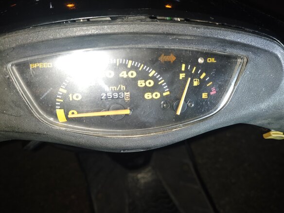 1997 Honda Dio, чёрный, 55000 рублей - вид 6