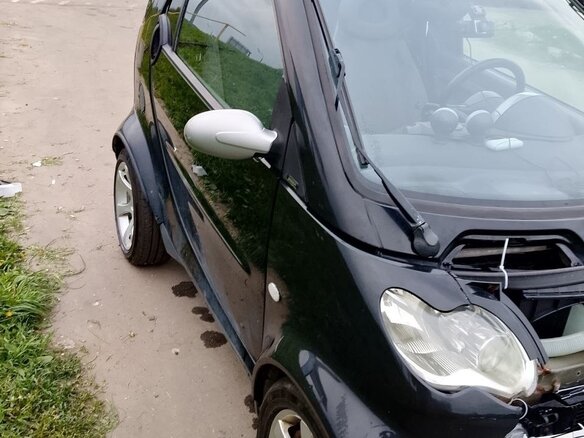 2005 Smart Fortwo I Рестайлинг, чёрный, 350000 рублей - вид 3