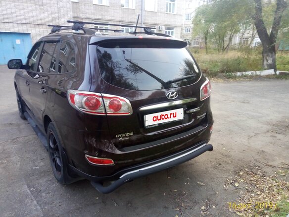 2012 Hyundai Santa Fe II Рестайлинг, пурпурный, 1350000 рублей - вид 4