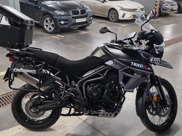 2017 Triumph Tiger 800, зелёный, 850000 рублей - вид 3