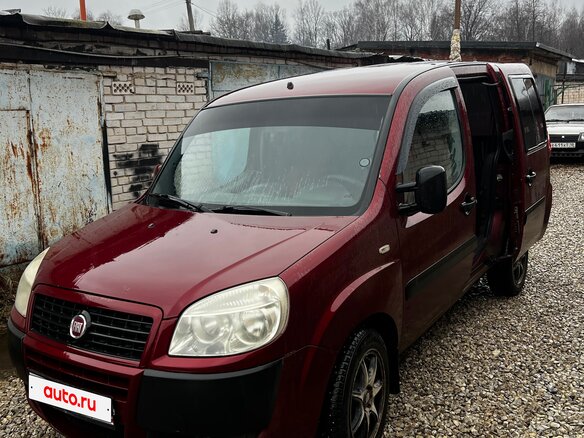 2013 Fiat Doblo I Рестайлинг, красный, 590000 рублей