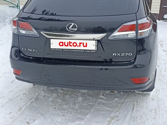 2012 Lexus RX 270 III Рестайлинг, чёрный, 2650000 рублей - вид 4