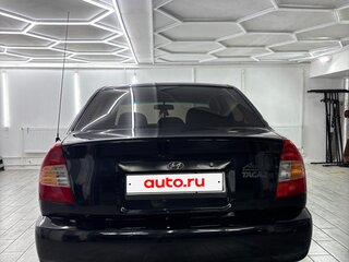 2009 Hyundai Accent ТагАЗ II, чёрный, 340000 рублей, вид 5
