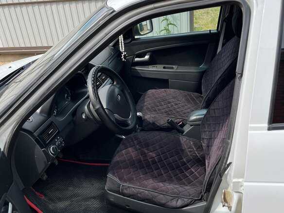 2014 Lada (ВАЗ) Priora I Рестайлинг, белый, 580000 рублей - вид 7