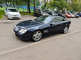 2002 Mercedes-Benz SL-Класс 500 5-speed V (R230), чёрный, 1750000 рублей, вид 2