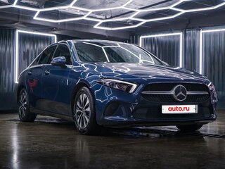 2019 Mercedes-Benz A-Класс 180 d IV (W177), синий, 2200000 рублей, вид 1