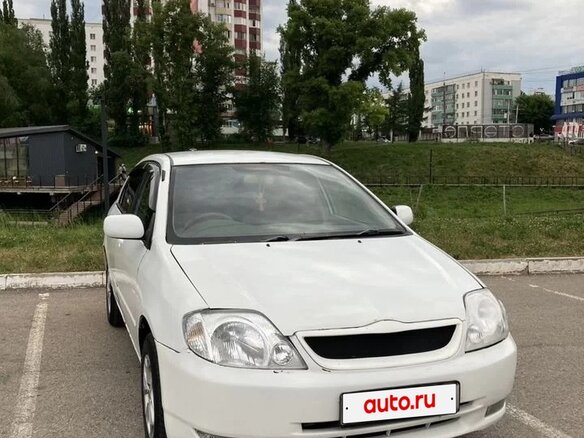 2002 Toyota Corolla IX (E120, E130), белый, 280000 рублей - вид 2
