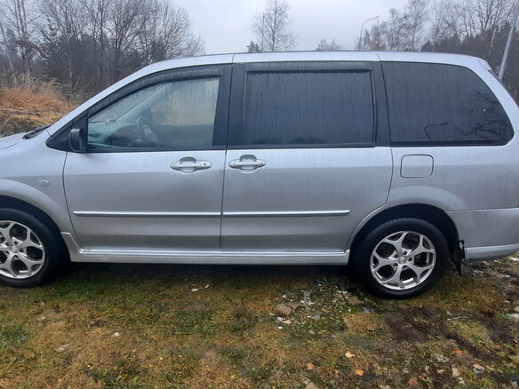2004 Mazda MPV II (LW) Рестайлинг, серебристый, 750000 рублей