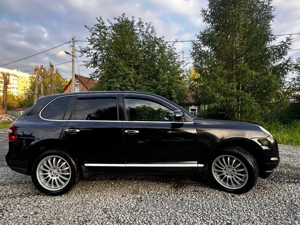 2009 Porsche Cayenne I Рестайлинг (957), чёрный, 1120000 рублей - вид 1