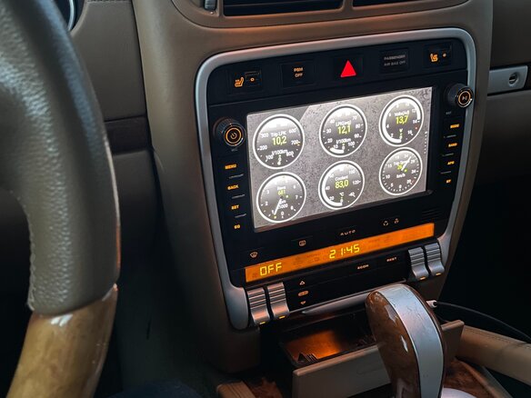 2008 Porsche Cayenne I Рестайлинг (957), чёрный - вид 8