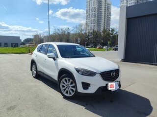 2016 Mazda CX-5 I Рестайлинг, белый, 2150000 рублей, вид 4