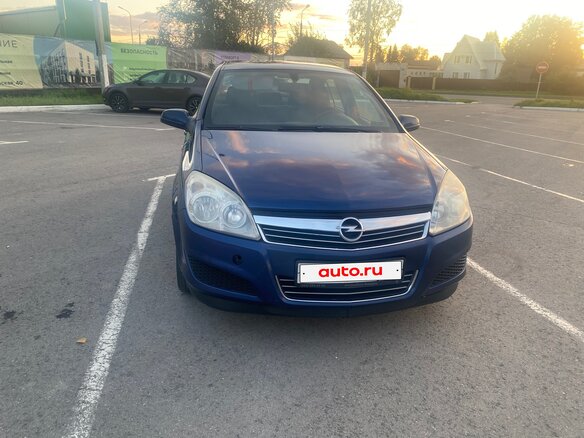 2008 Opel Astra H Рестайлинг, синий, 370000 рублей - вид 1
