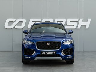 2018 Jaguar F-Pace S I, синий, 3970000 рублей, вид 3