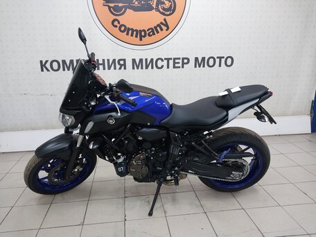 2019 Yamaha MT-07 (FZ-07), синий, 799000 рублей, вид 2