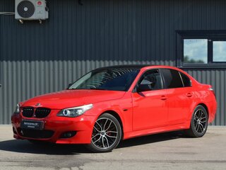 2008 BMW 5 серии 525i V (E60/E61) Рестайлинг, красный, 1299888 рублей, вид 2
