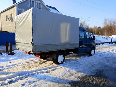 2009 ГАЗ ГАЗель (33023/330273) Фермер, синий, 600000 рублей, вид 4