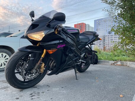 2006 Kawasaki ZX-6R Ninja, чёрный, 500000 рублей, вид 5