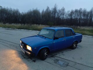 2005 Lada (ВАЗ) 2107, синий, 210000 рублей, вид 1