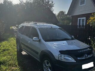 2015 Lada (ВАЗ) Largus Cross I, серебристый, 850000 рублей, вид 4