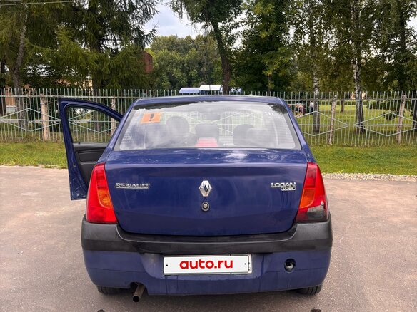 2007 Renault Logan I, синий - вид 5