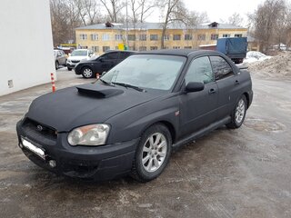 2005 Subaru Impreza WRX II Рестайлинг 1, чёрный, 650000 рублей, вид 1