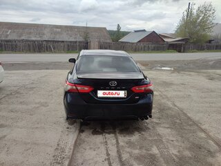 2018 Toyota Camry US Market VIII (XV70), синий, 2580000 рублей, вид 3