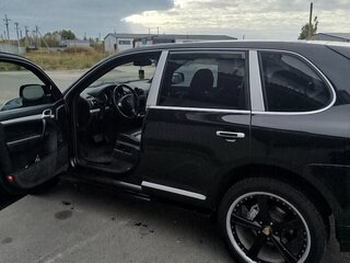 2007 Porsche Cayenne S I Рестайлинг (957), чёрный, 1050000 рублей, вид 3