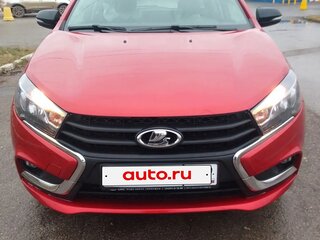 2021 Lada (ВАЗ) Vesta SW I, красный, 1090000 рублей, вид 3