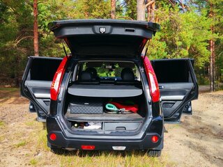 2011 Nissan X-Trail II Рестайлинг, чёрный, 1150000 рублей, вид 5