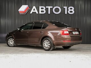 2016 Skoda Octavia III (A7), коричневый, 1375000 рублей, вид 4