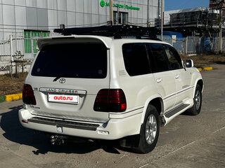 2003 Toyota Land Cruiser Cygnus 100 Series Рестайлинг 1, белый, 2250000 рублей, вид 5