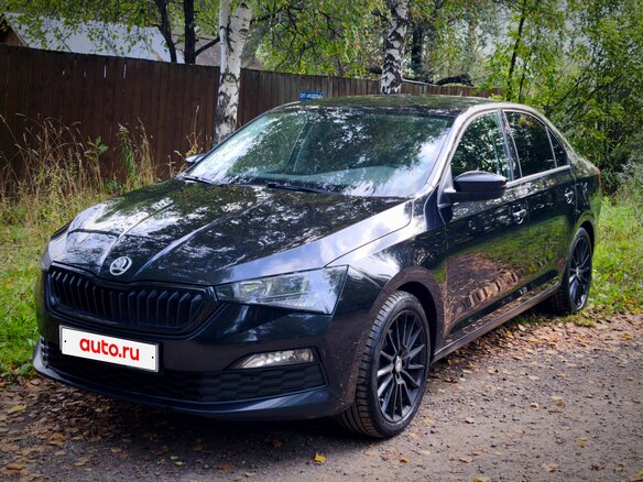 2022 Skoda Rapid II, чёрный