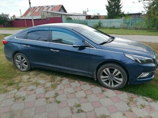 2015 Hyundai Sonata LPi VII (LF), синий, 1200000 рублей, вид 4