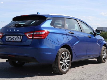 2021 Lada (ВАЗ) Vesta SW I, синий, 974783 рублей, вид 5