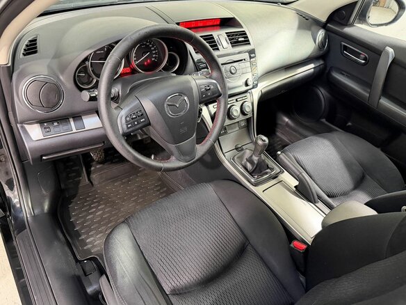2012 Mazda 6 II (GH) Рестайлинг, чёрный - вид 8