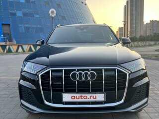 2021 Audi Q7 45 TDI II (4M) Рестайлинг, чёрный, 6500000 рублей, вид 1