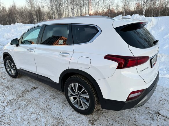 2018 Hyundai Santa Fe IV, белый, 5100000 рублей - вид 8