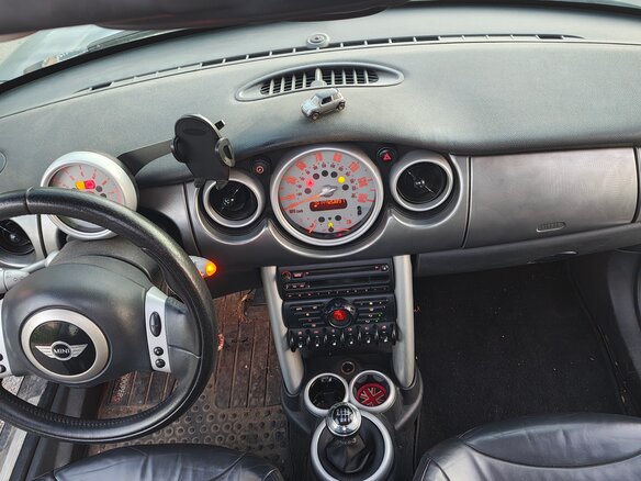 2003 Mini Hatch Cooper S I (R50), серый, 435000 рублей - вид 20